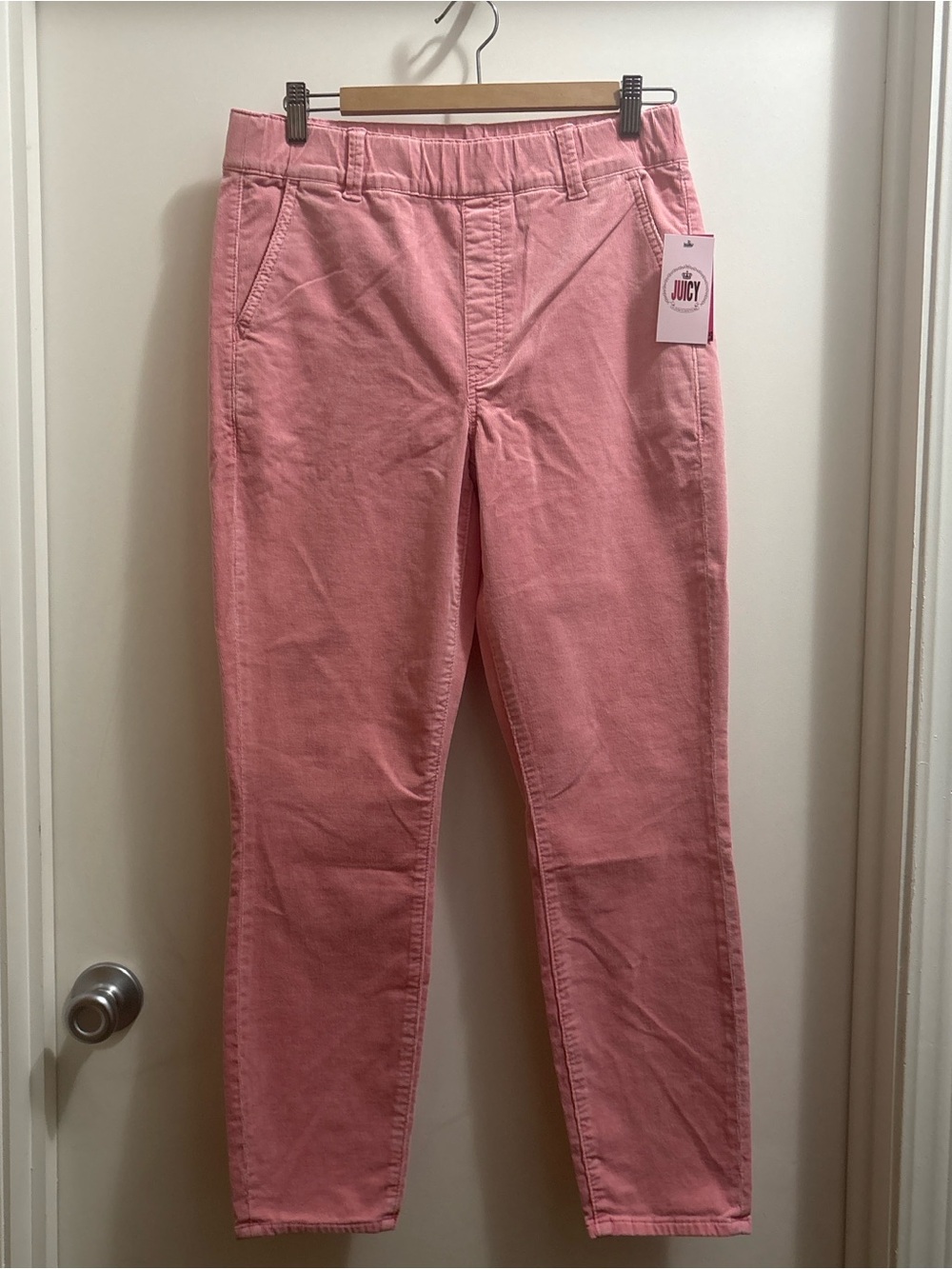 Juicy Couture Pink Corduroy women's pants